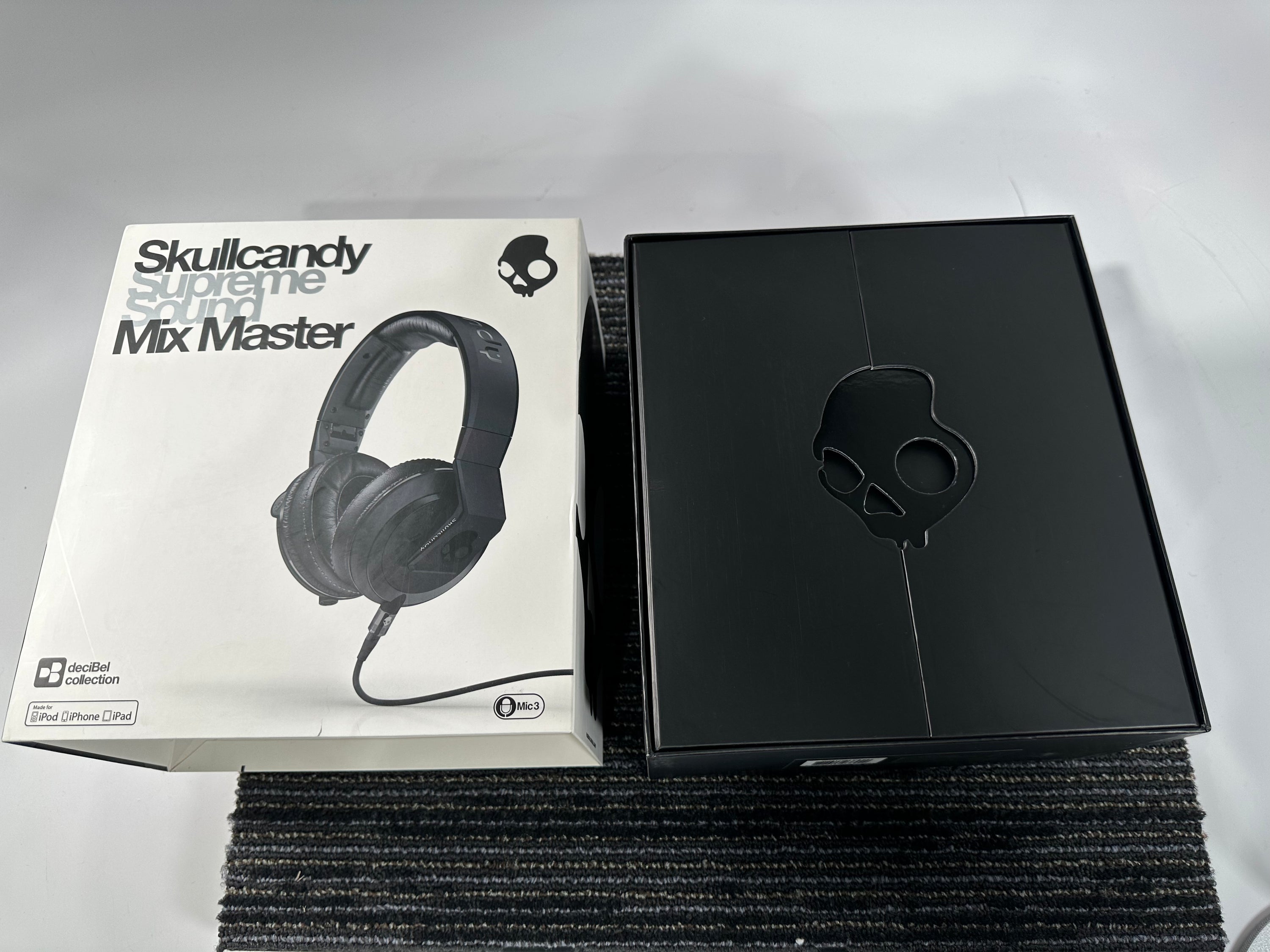 Skullcandy Mix Master DJ Headphones Matte Black Open Box – Record Skullcandy Mix Master DJ Headphones Matte Black Open Box – Record