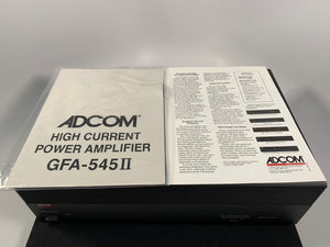 ADCOM GFA-545II AMPLIFIER