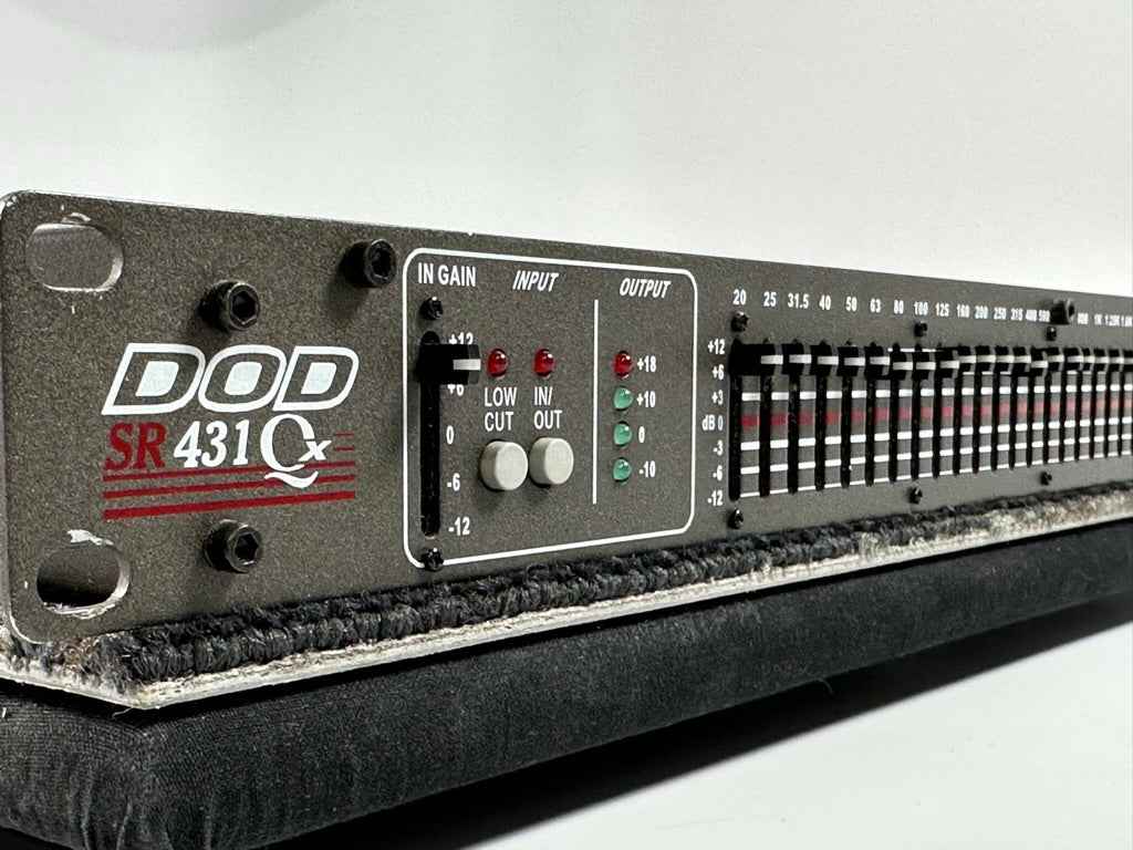 DOD SR431QX Single Channel 31-Band EQ Equalizer – Record Mart HiFi