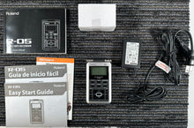 Load image into Gallery viewer, Roland R-05 Wave/MP3 Recorder w/Roland PSB6U-120 AC Adaptor