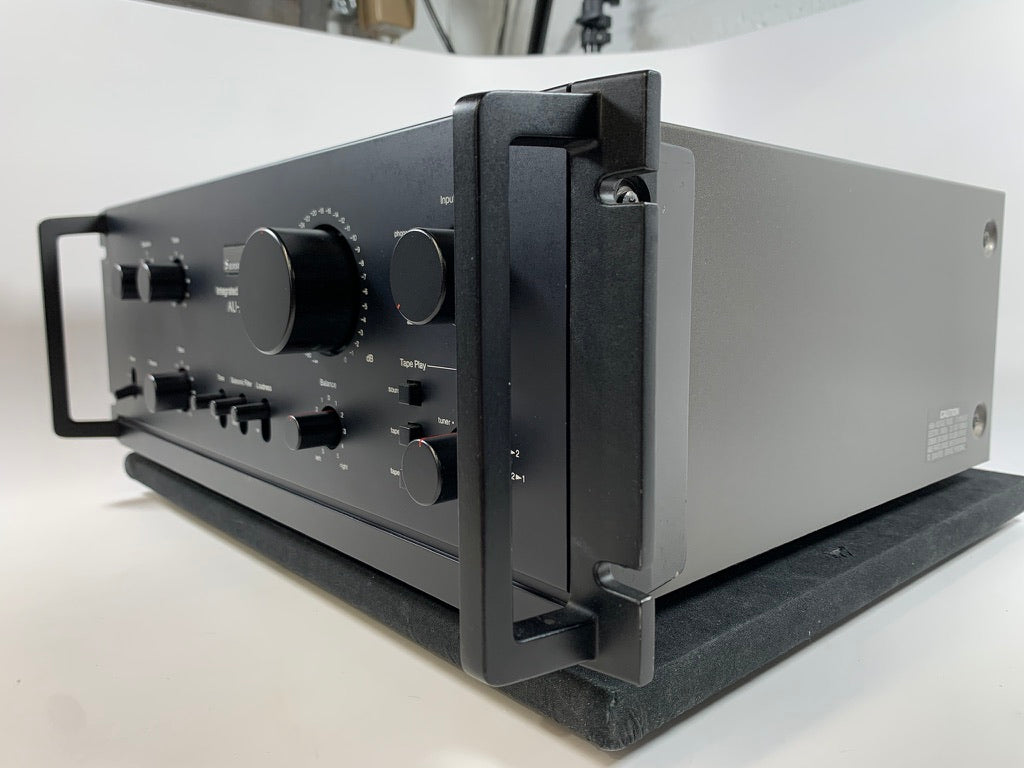 SANSUI AU-517 INTEGRATED AMP W/ORIGINAL RACK HANDLES – Record Mart