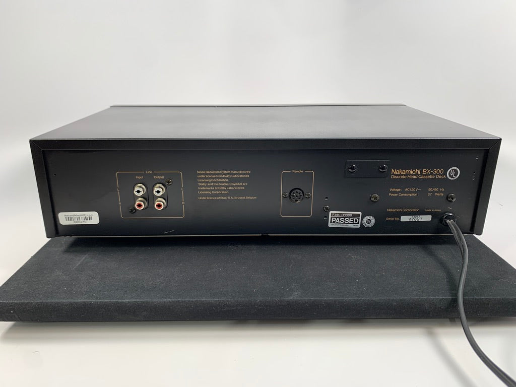 Nakamichi BX-300 Discrete 3 Head Cassette Deck w/Idler gear Fully