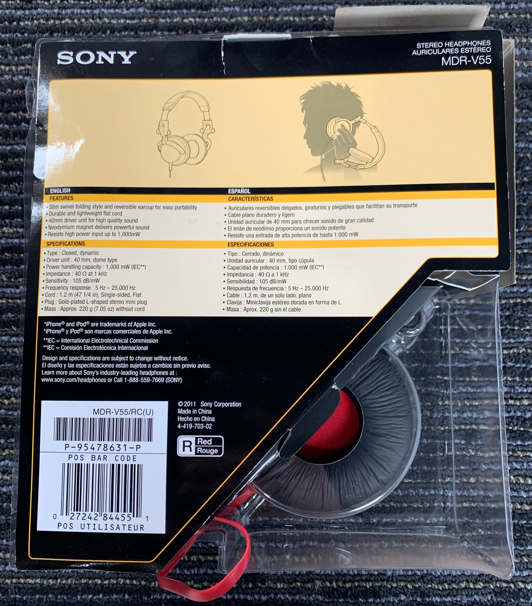 Sony MDR-V55 Stereo Headphones – Record Mart HiFi