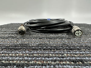 Tuchel Vingtage 3 Pin DIN Connector Sennheiser MKH Microphone Cable Male/Female West German 24'
