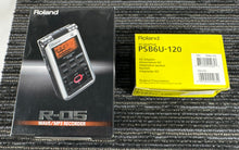 Load image into Gallery viewer, Roland R-05 Wave/MP3 Recorder w/Roland PSB6U-120 AC Adaptor