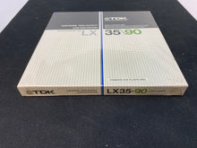 Load image into Gallery viewer, TDK LX 35-90 7&quot; REEL TO REEL TAPE NEW OLD STOCK