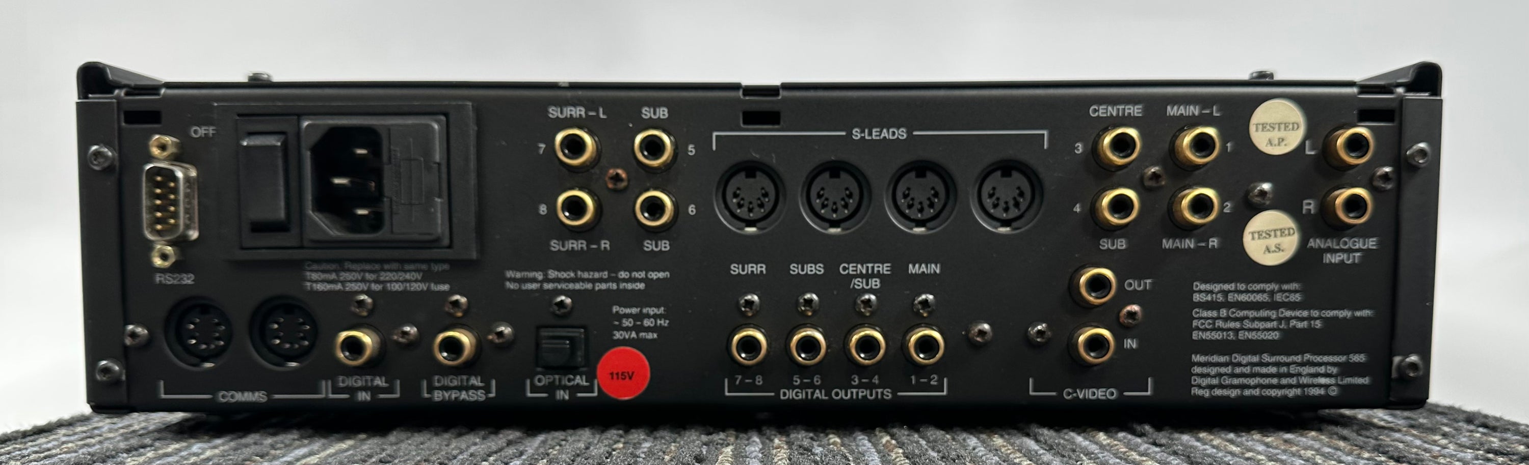 Meridian Boothroyd Stuart 565 Digital Sound Processor