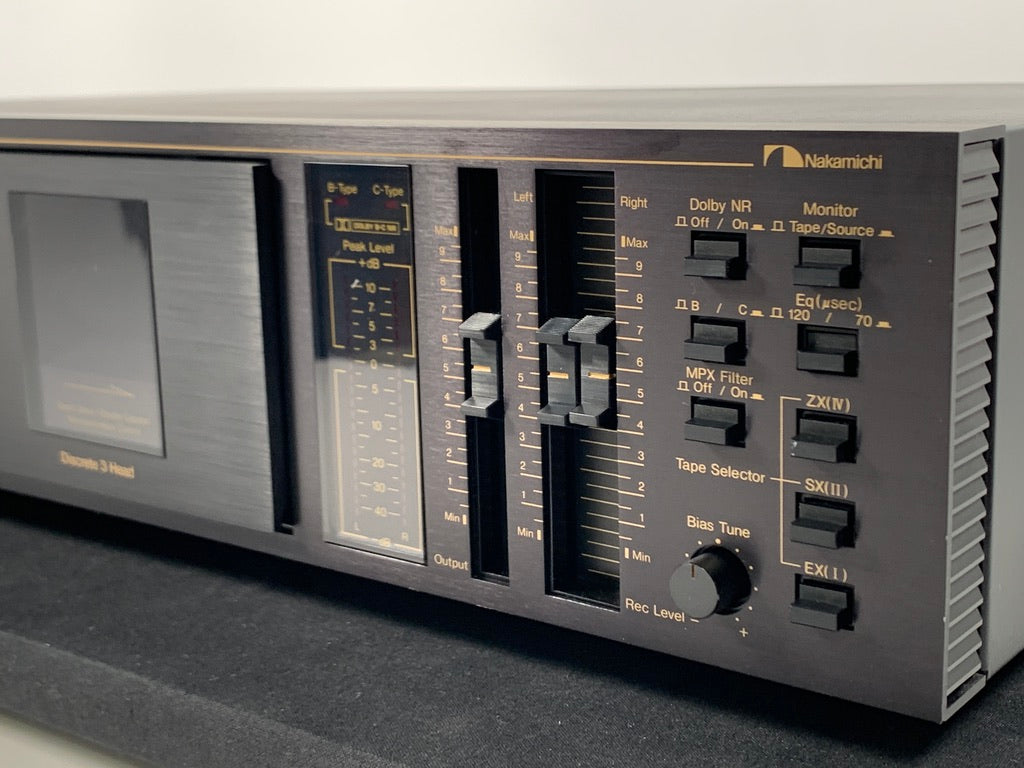 Nakamichi 3 Head Cassette System カセットデッキ Nakamichi 3 Head Cassette System カセットデッキ カセット3つ(ケース
