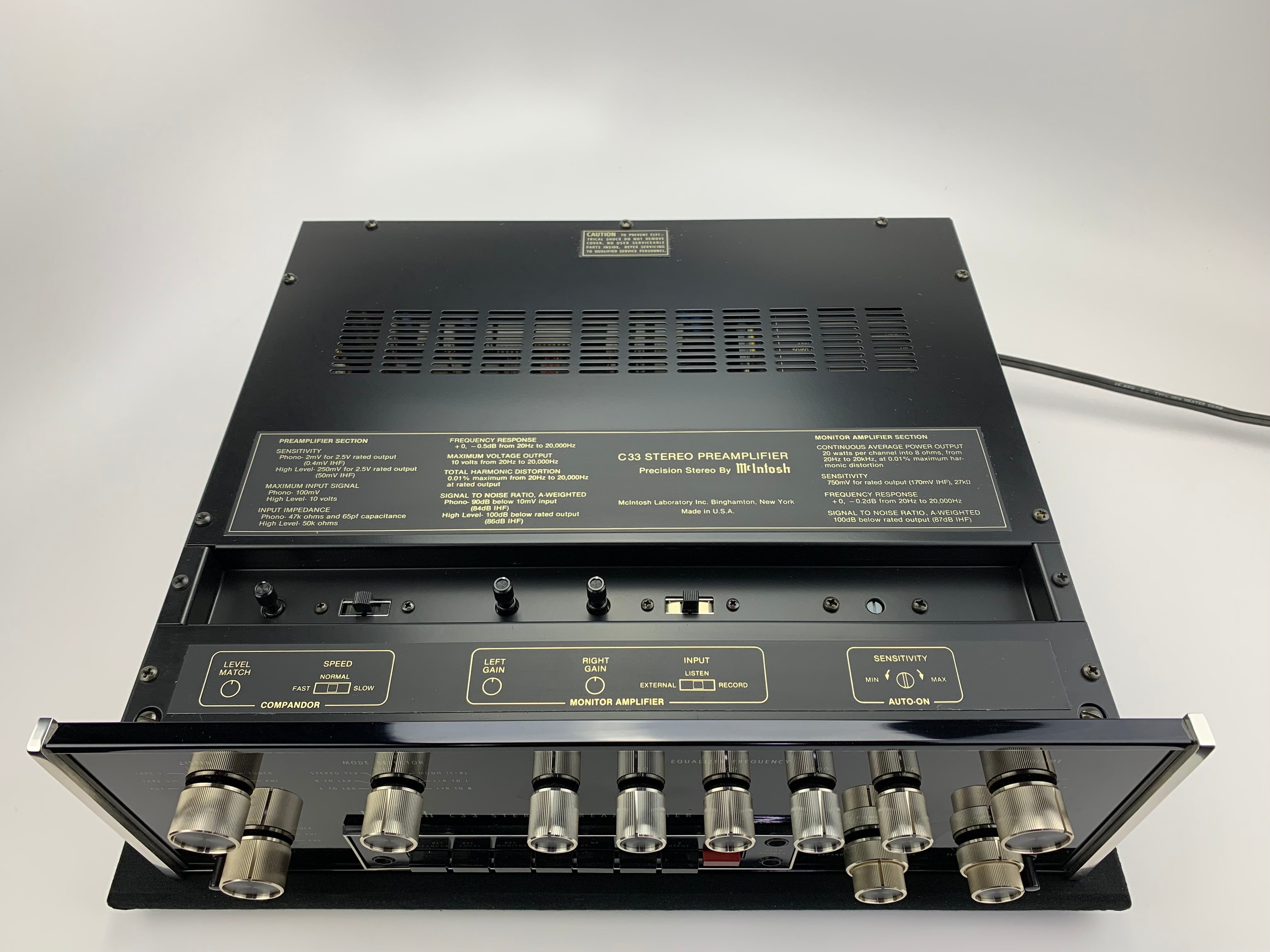 MCINTOSH C33 PREAMP – Record Mart HiFi