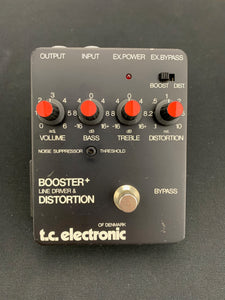 T.C. ELECTRONIC BOOSTER + LINE DRIVER & DISTORTION BOX