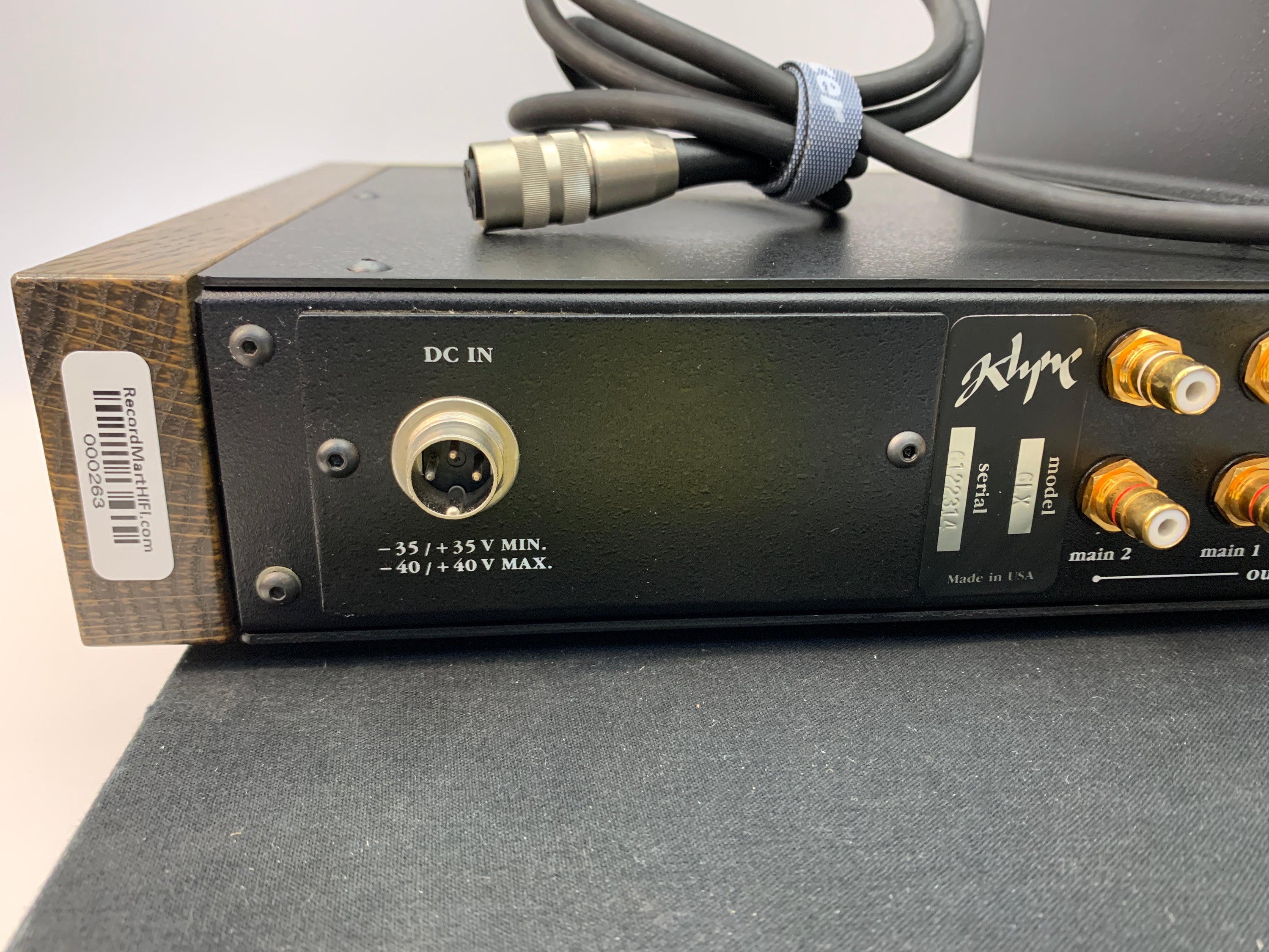 KLYNE AUDIO ARTS 6LX PREAMP W/PHONO & XPS REMOTE POWER SUPPLY