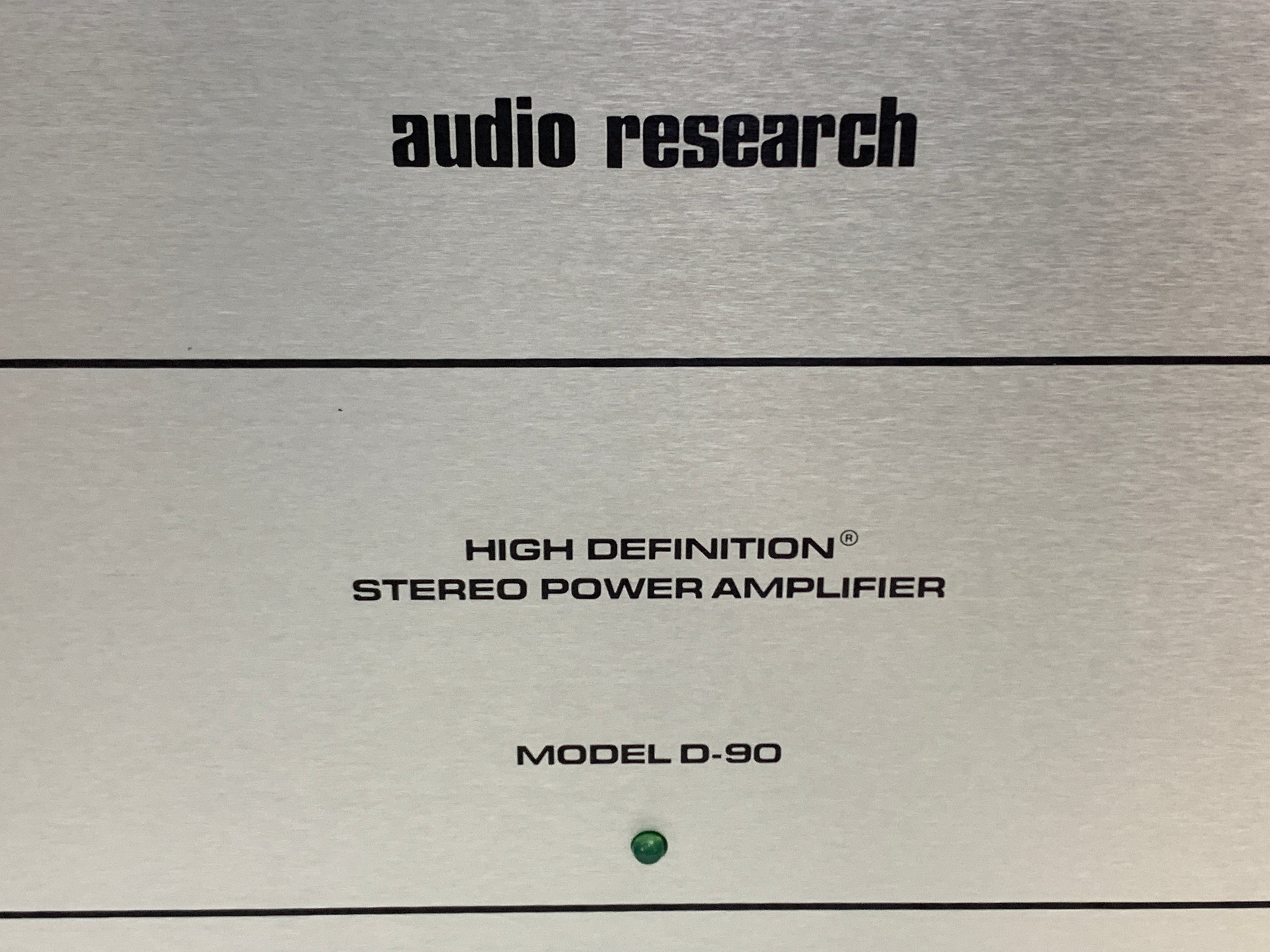 AUDIO RESEARCH D90 STEREO TUBE AMP