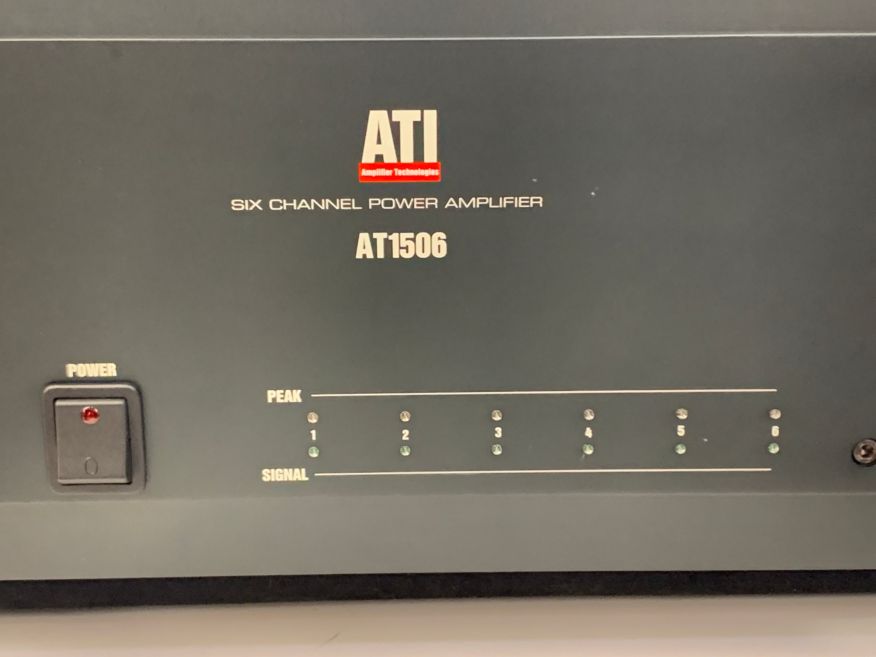 ATI AT1506 SIX CHANNEL POWER AMPLIFIER