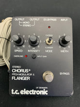 Load image into Gallery viewer, T.C. ELECTRONICS CHORUS+ PITCH MODULATOR AND FLANGER BOX