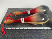 Load image into Gallery viewer, Maracas Professional Silver/Gold/Red Metallic w/bag