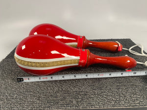 Maracas Leather Professional Bright Red