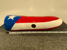 Load image into Gallery viewer, Guiro Professional Medium Puerto Rican Flag w/playing stick
