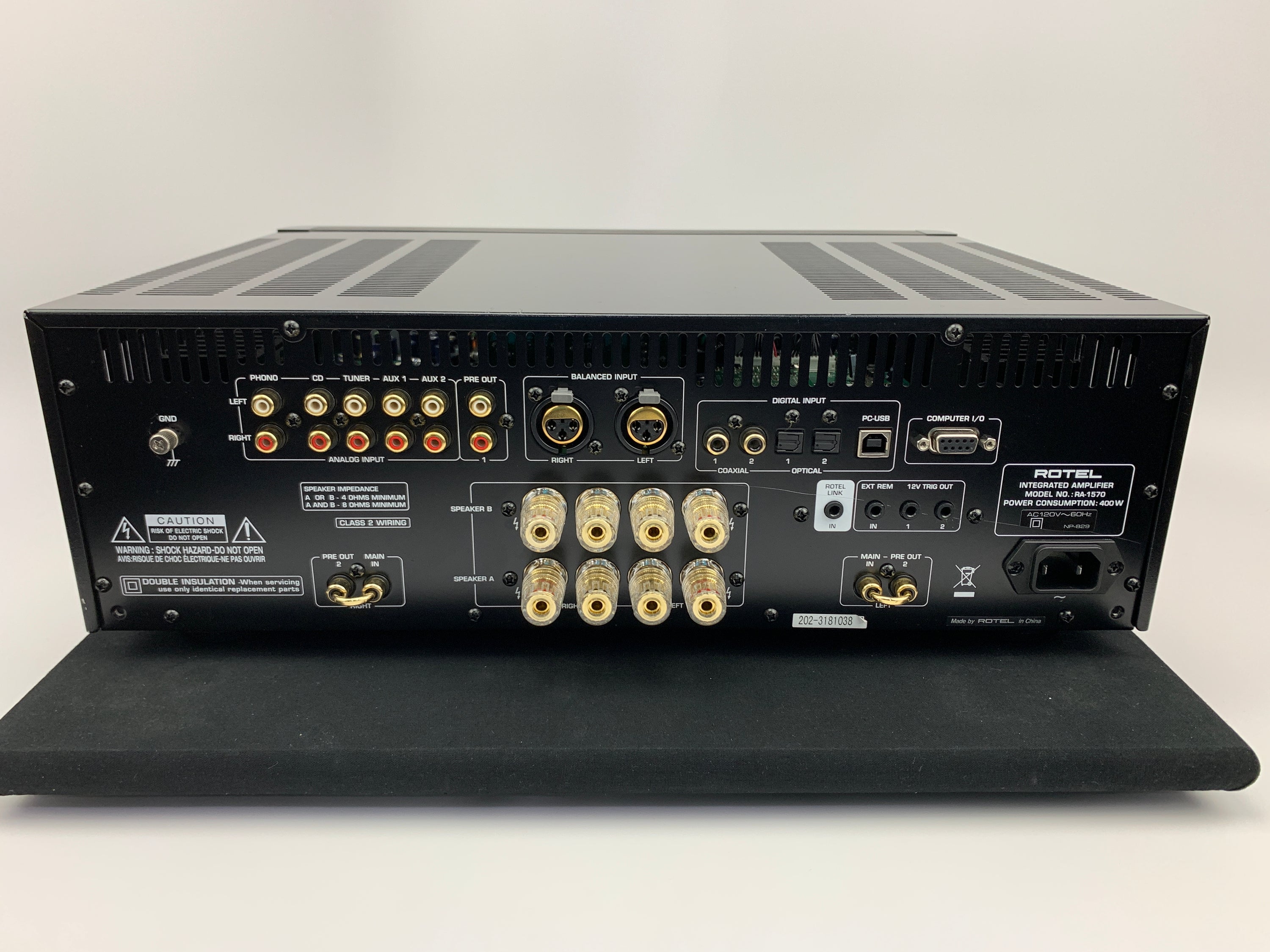 ROTEL RA-1570 INTEGRATED AMPLIFIER / DAC / MM PHONO PREAMP - SOLD OUT