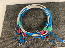 Load image into Gallery viewer, Mitchell A Cotter Verion Triaxial Silver Vintage Audio Cables 3&#39; 6&quot; Length