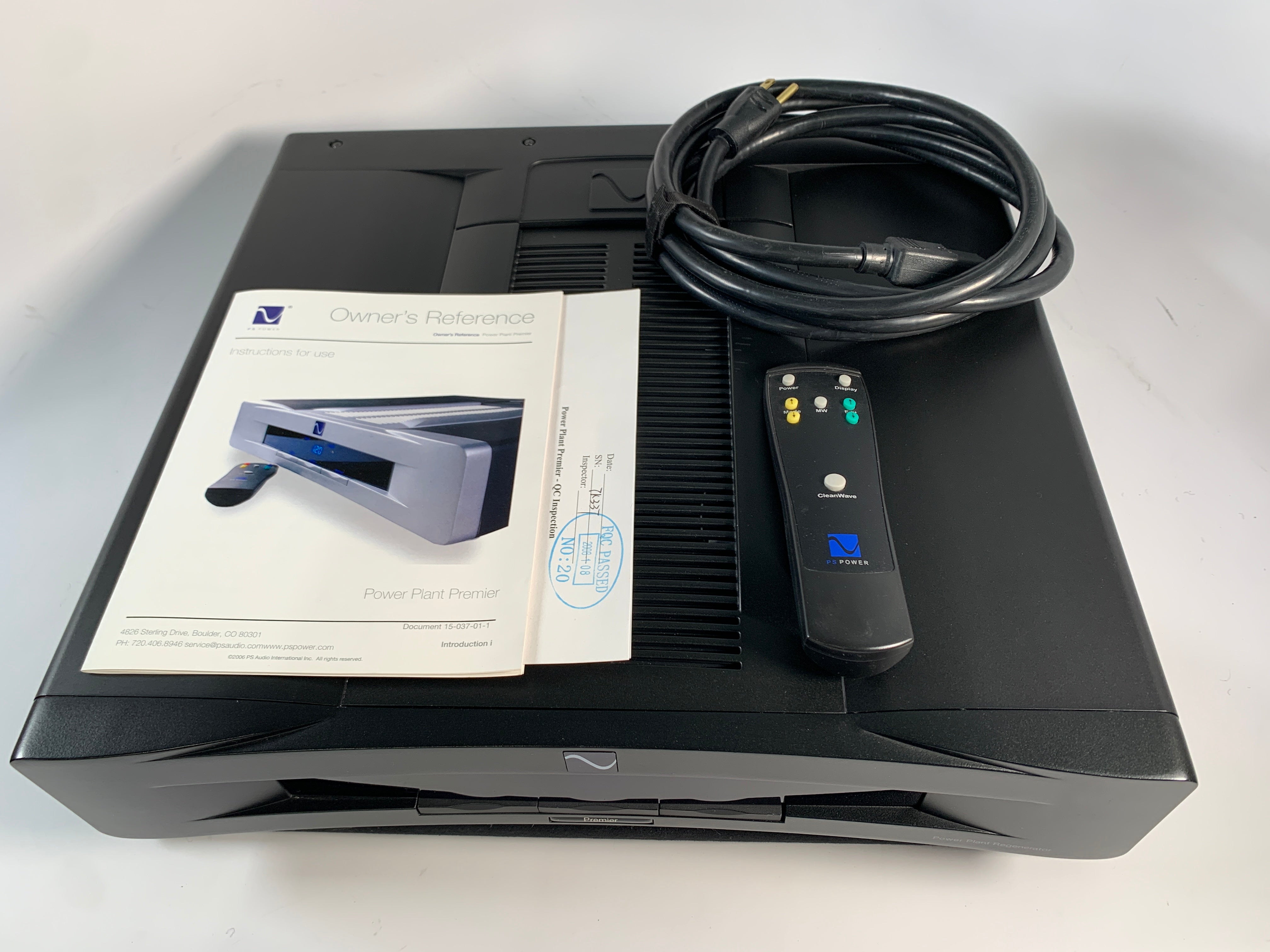 PS Audio Power Plant Premiere Power Regenerator w/Remote – Record