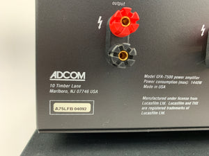 ADCOM GFA-7500 5 CHANNEL AMPLIFIER