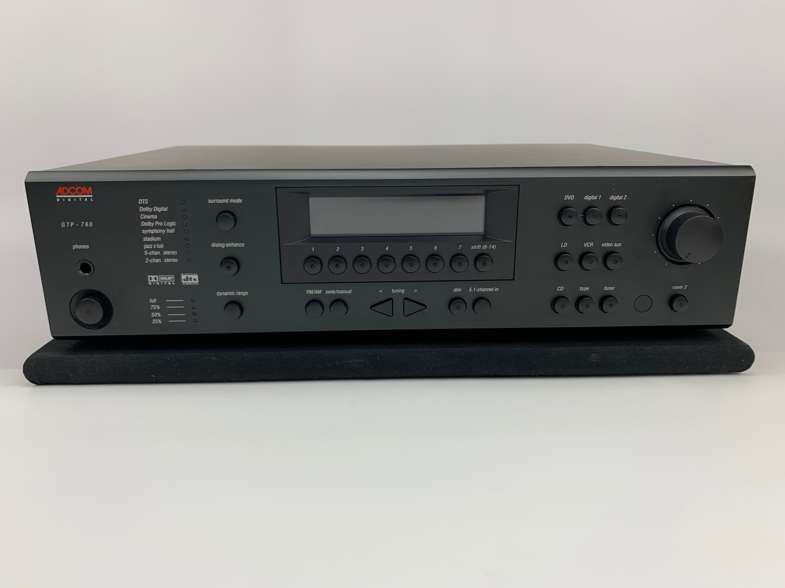 ADCOM GTP-760 5 CHANNEL TUNER PREAMPLIFIER