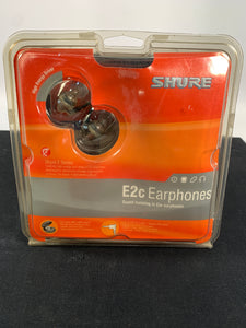SHURE E2c SOUND ISOLATING IN EAR EARPONES