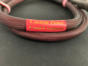 Custom Power Cord Company Model 11 6 Foot Power Cord