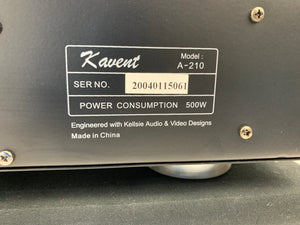 KAVENT A-210 INTEGRATED HYBRID TUBE AMPLIFIER