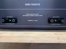 Load image into Gallery viewer, AUDIO RESEARCH D 60 AMPLIFIER