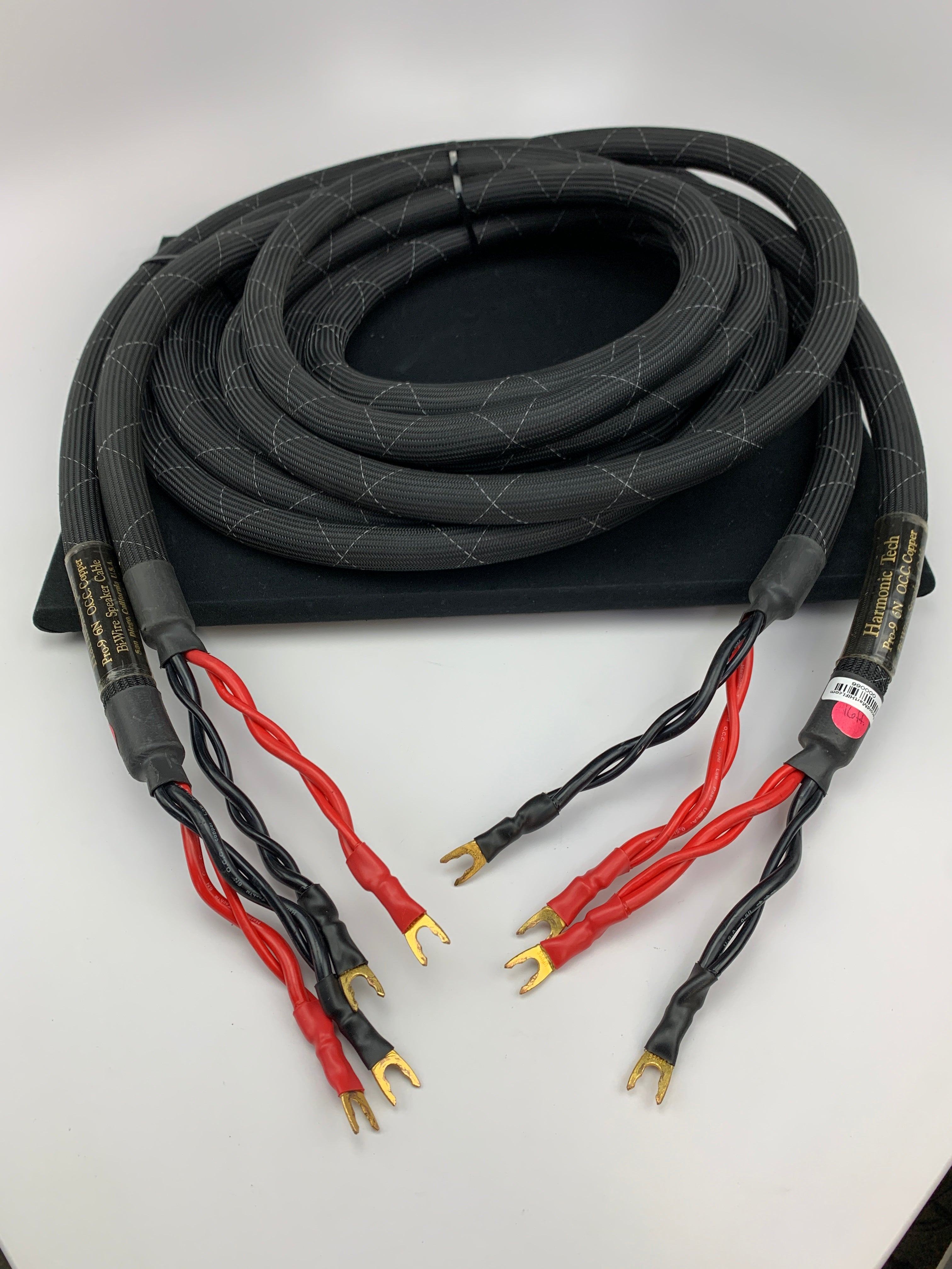 HARMONIC TECH PRO-9 6N BIWIRE SPEAKER CABLES 16 FOOT – Record Mart