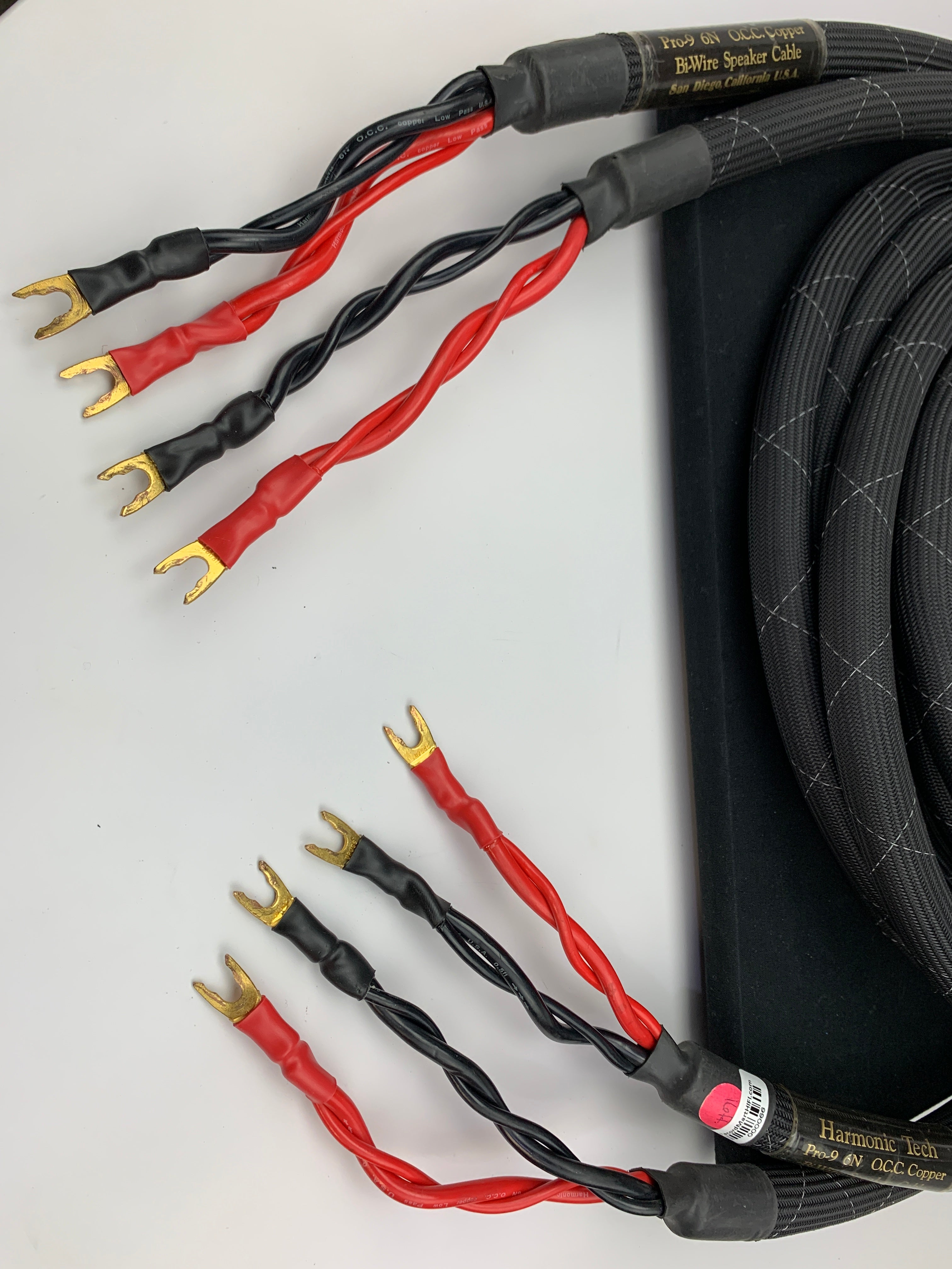 HARMONIC TECH PRO-9 6N BIWIRE SPEAKER CABLES 16 FOOT – Record Mart