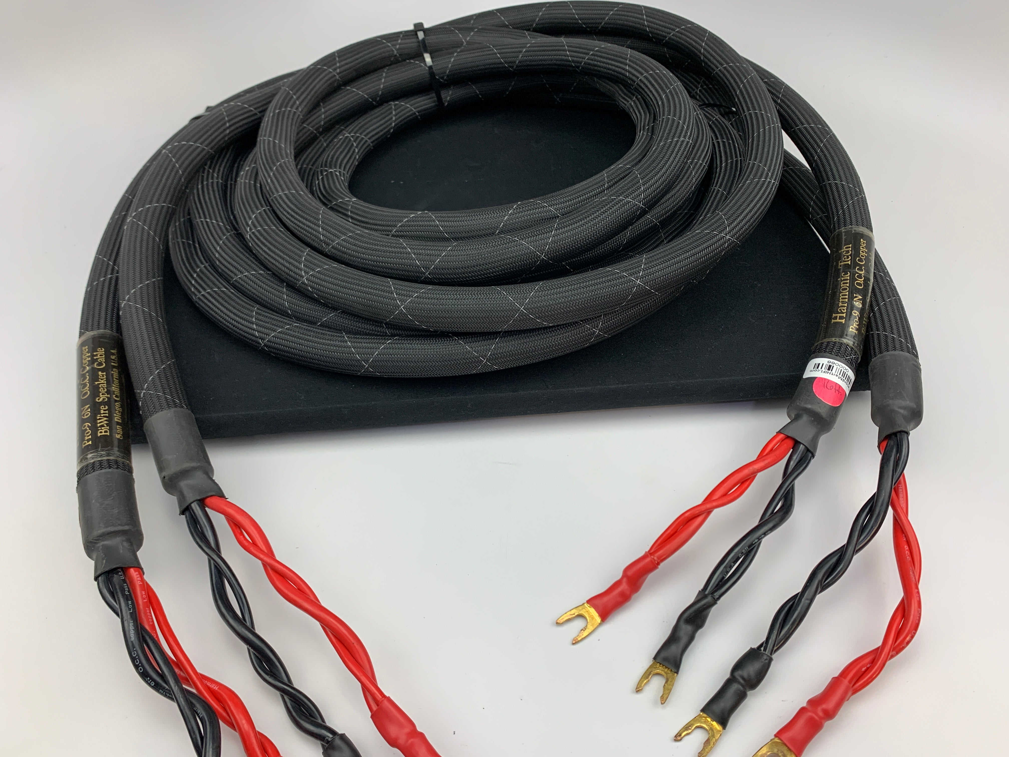 HARMONIC TECH PRO-9 6N BIWIRE SPEAKER CABLES 16 FOOT – Record Mart