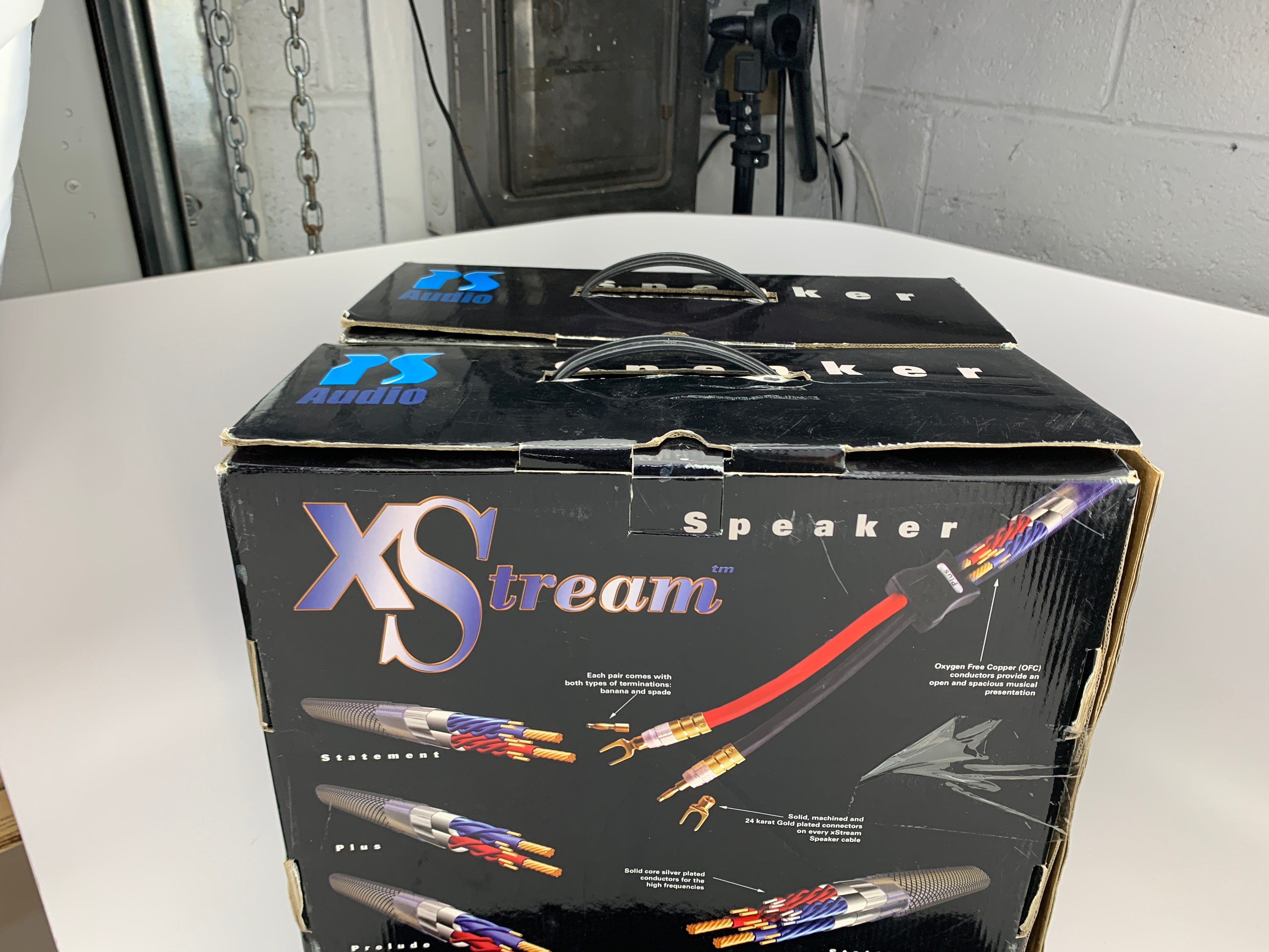 PS AUDIO XSTREME STATEMENT BIWIRE SPEAKER CABLES 2.5 METER