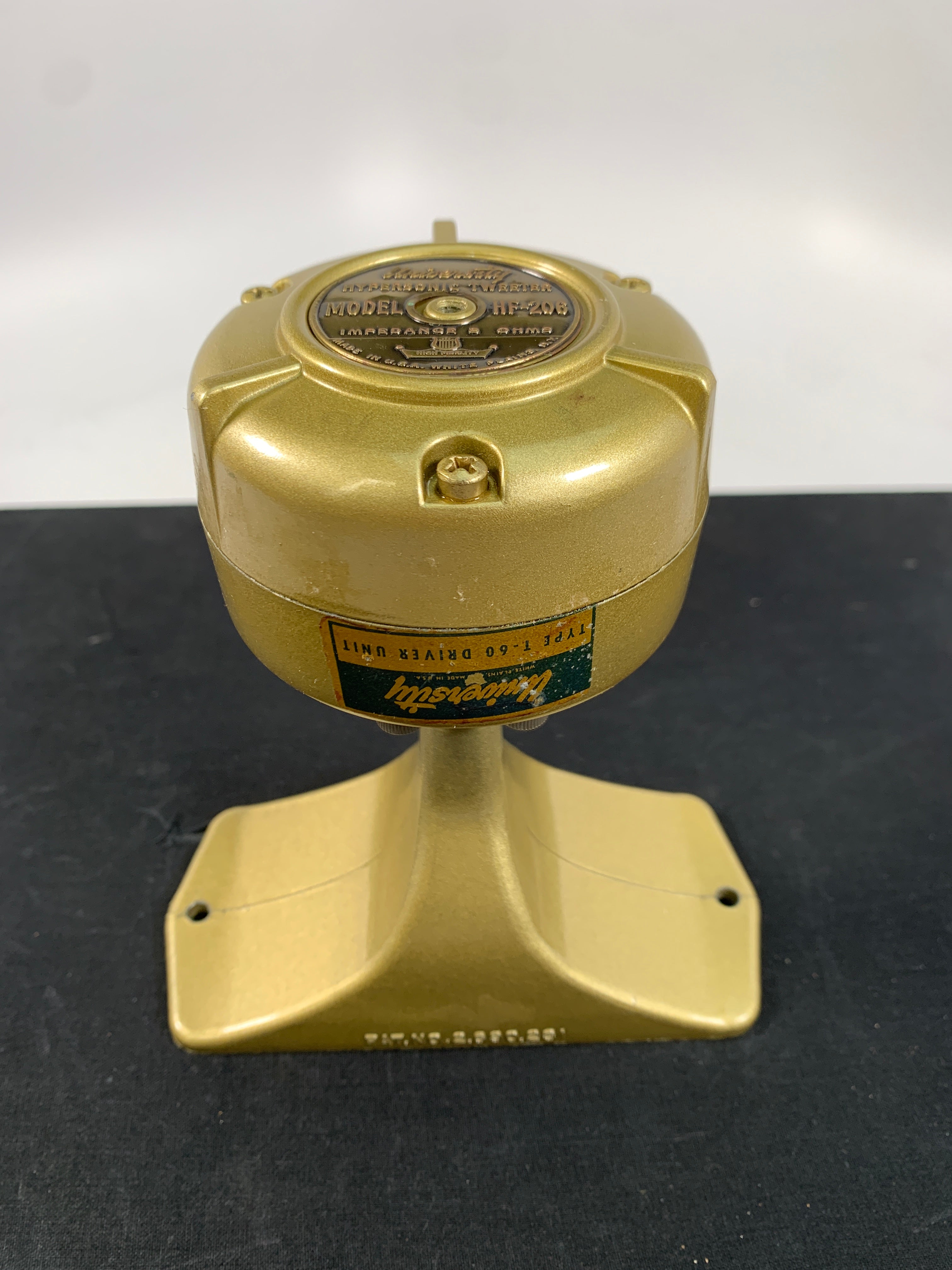 University Type T-60 Driver Unit w/ Model HF-206 Hypersonic