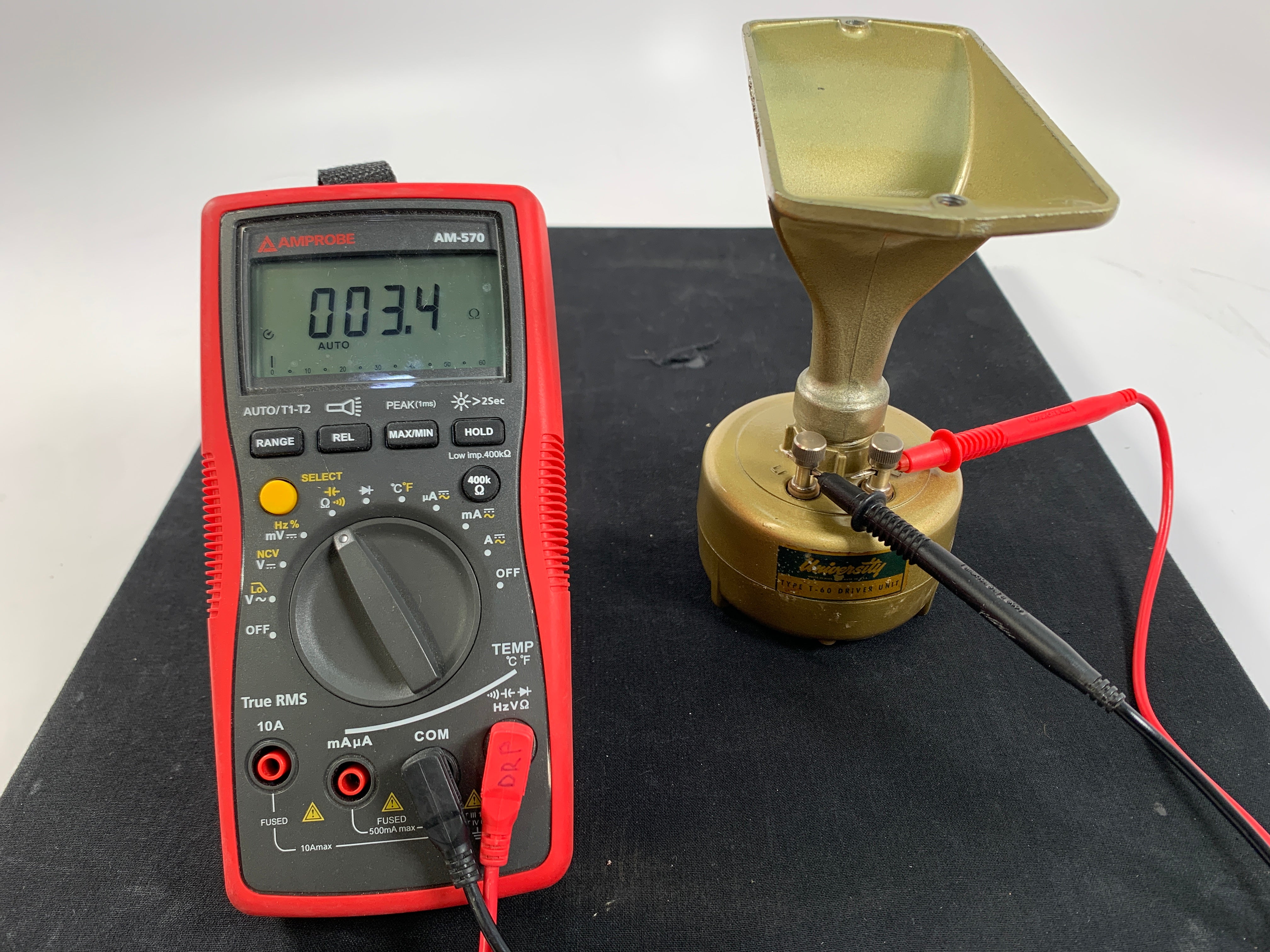 University Type T-60 Driver Unit w/ Model HF-206 Hypersonic