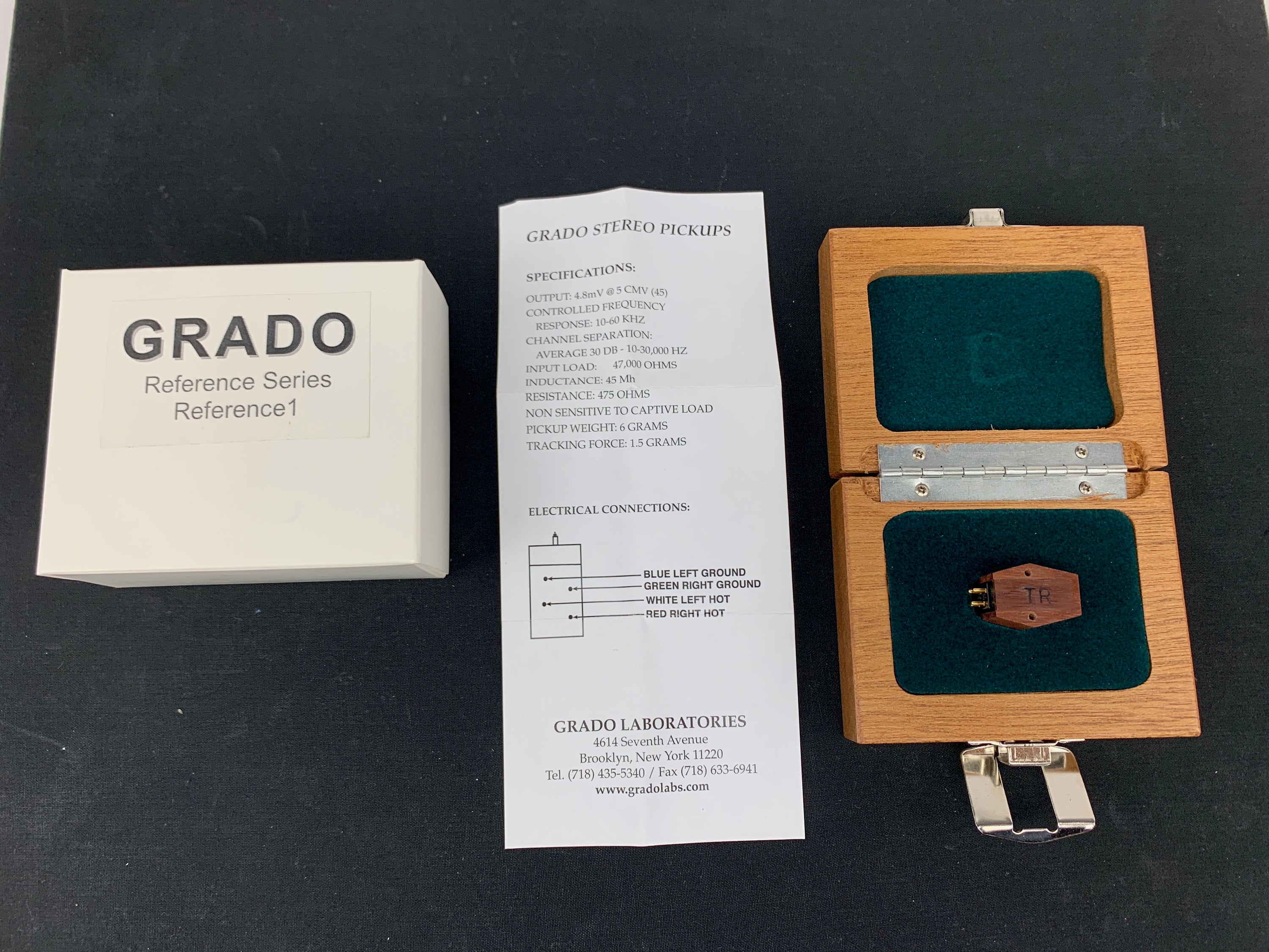 GRADO REFERENCE SERIES REFERENCE 1 PHONO CARTRIDGE 4.8Mv OUTPUT