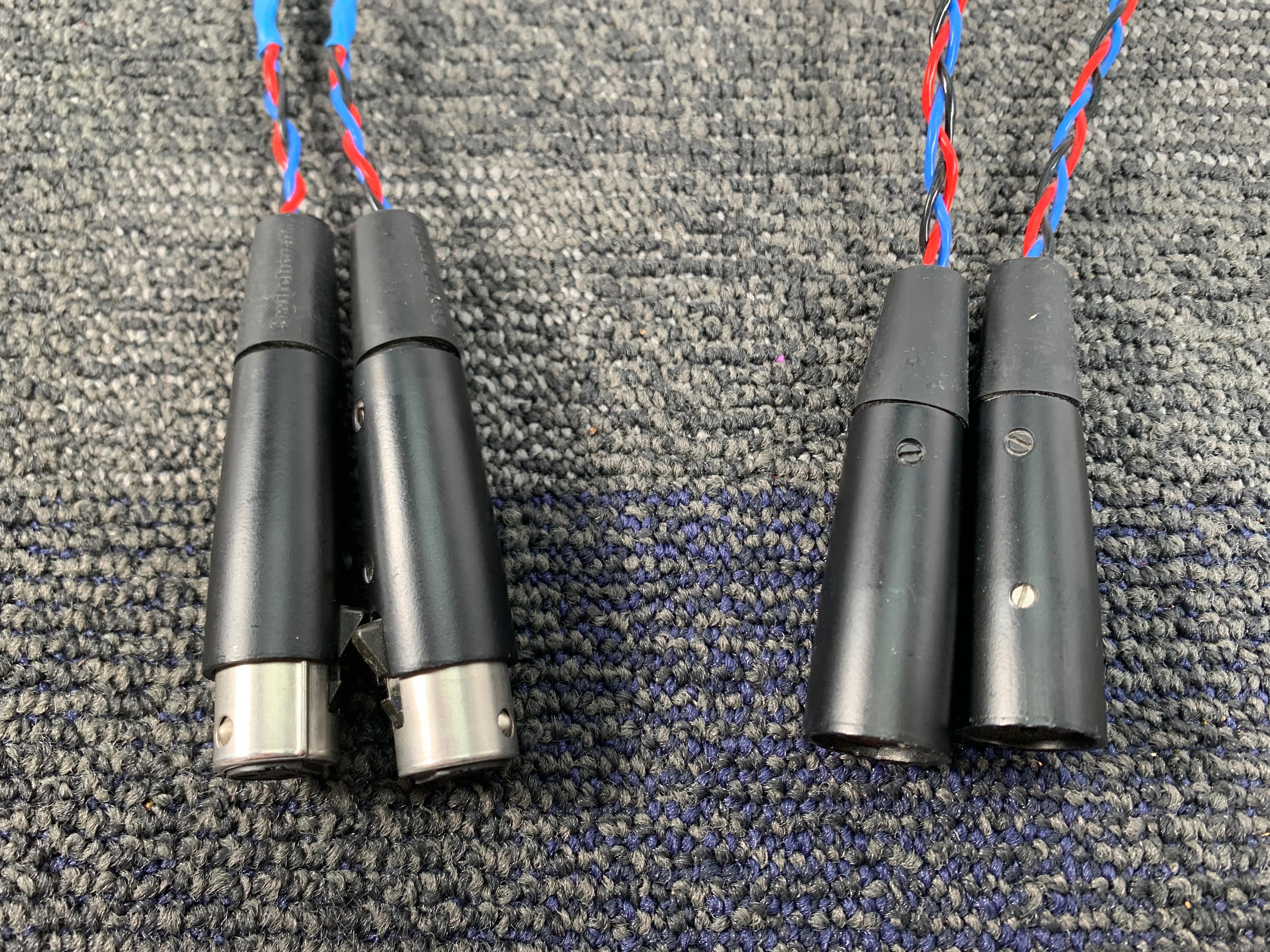 Kimber Kable PBJ interconnects w/Switchcraft XLR fittings .5 Meter Pair