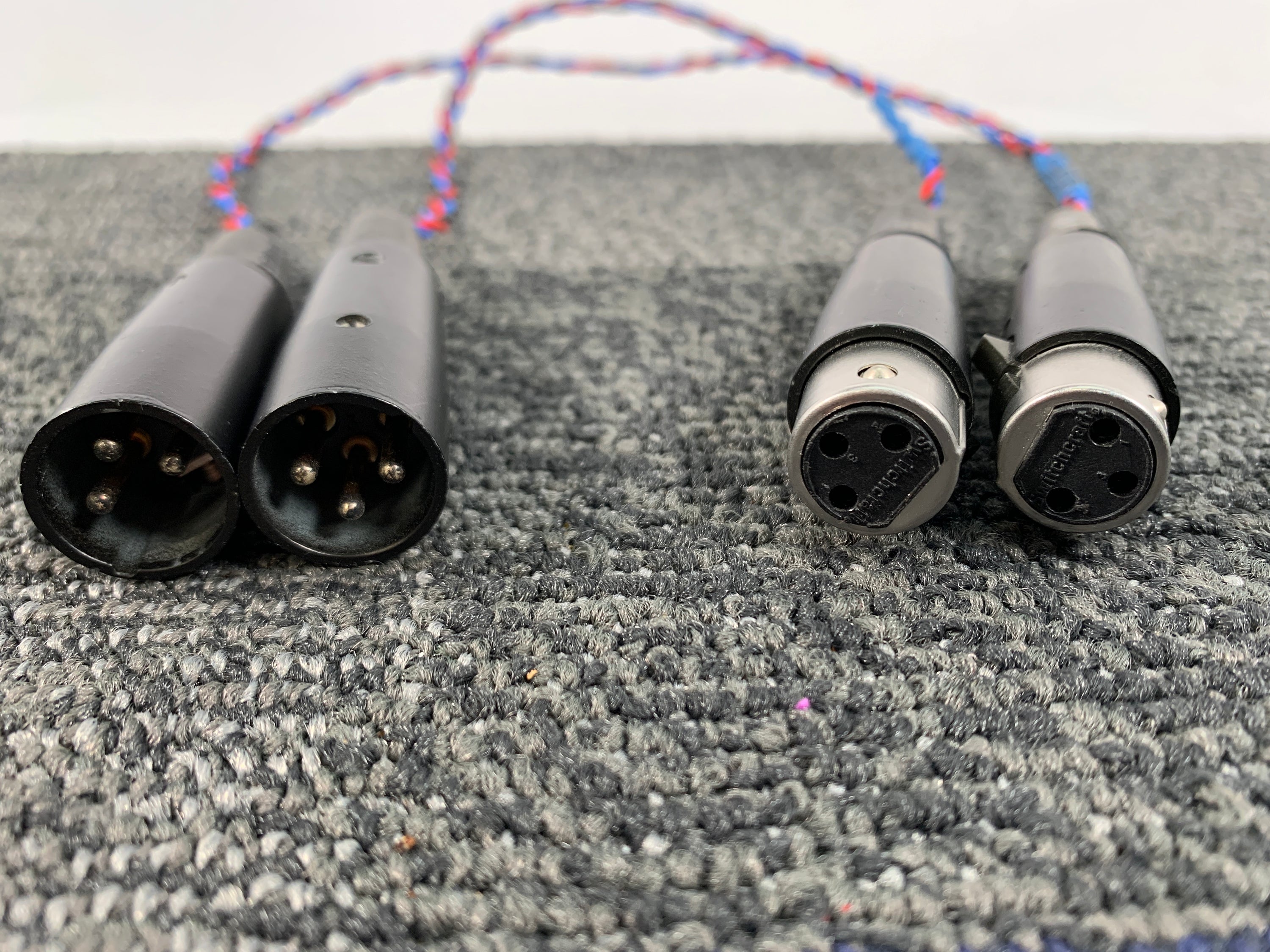 Kimber Kable PBJ interconnects w/Switchcraft XLR fittings .5 Meter Pair