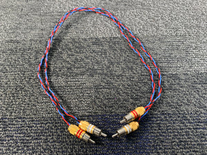 Kimber Kable PBJ Interconnects w/Ultra Plate Contact Surface RCA connectors .5 Meter pair