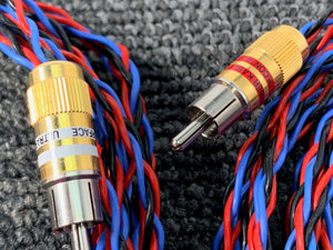 Kimber Kable PBJ Interconnects w/Ultra Plate Contact Surface RCA connectors 4 Meter Pair