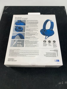 Sony MDR-XB550AP Blue Extra Bass Headphones