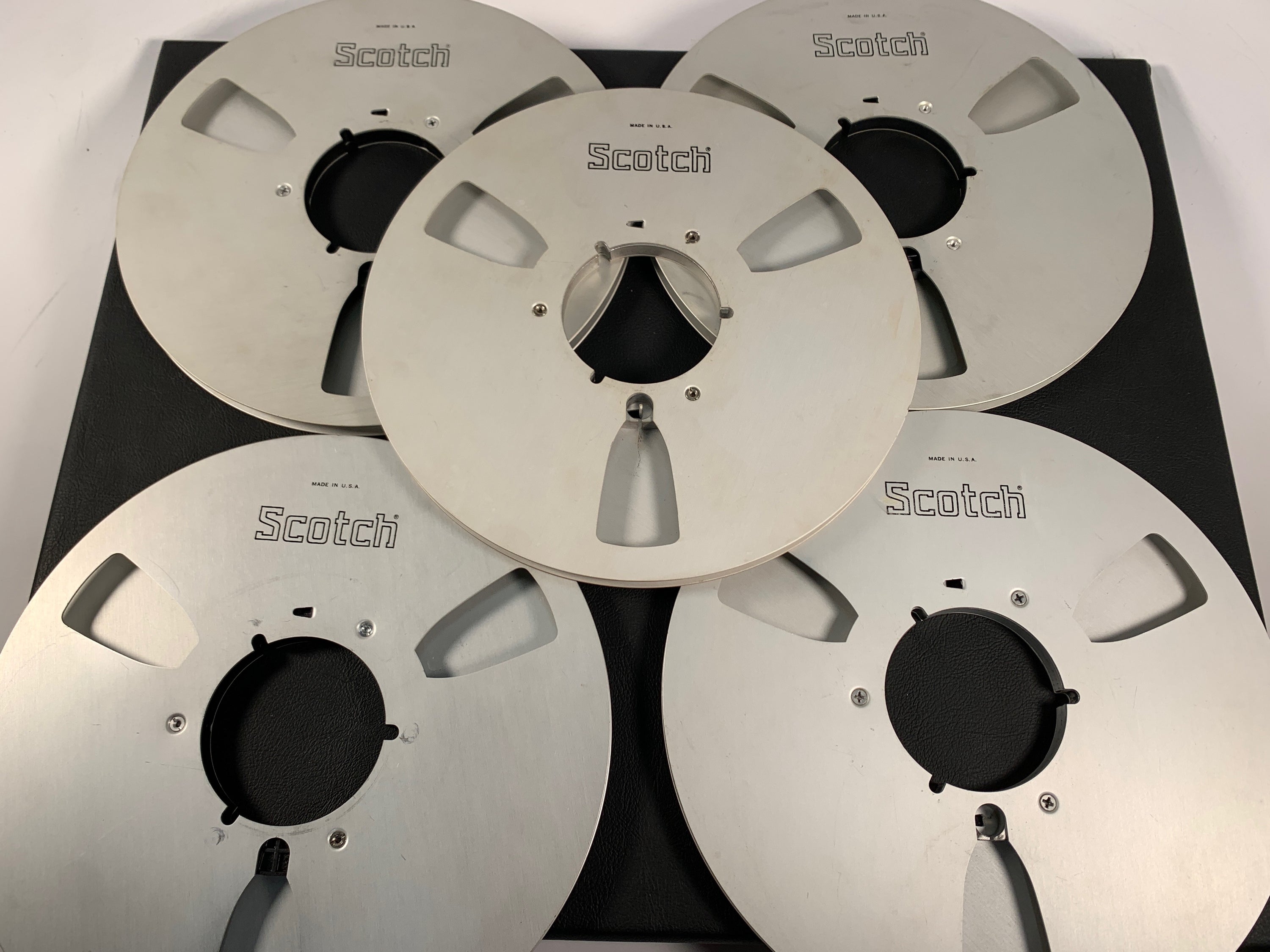 SCOTCH 10.5" METAL TAPE REELS FOR 1/4" TAPE 5 PACK