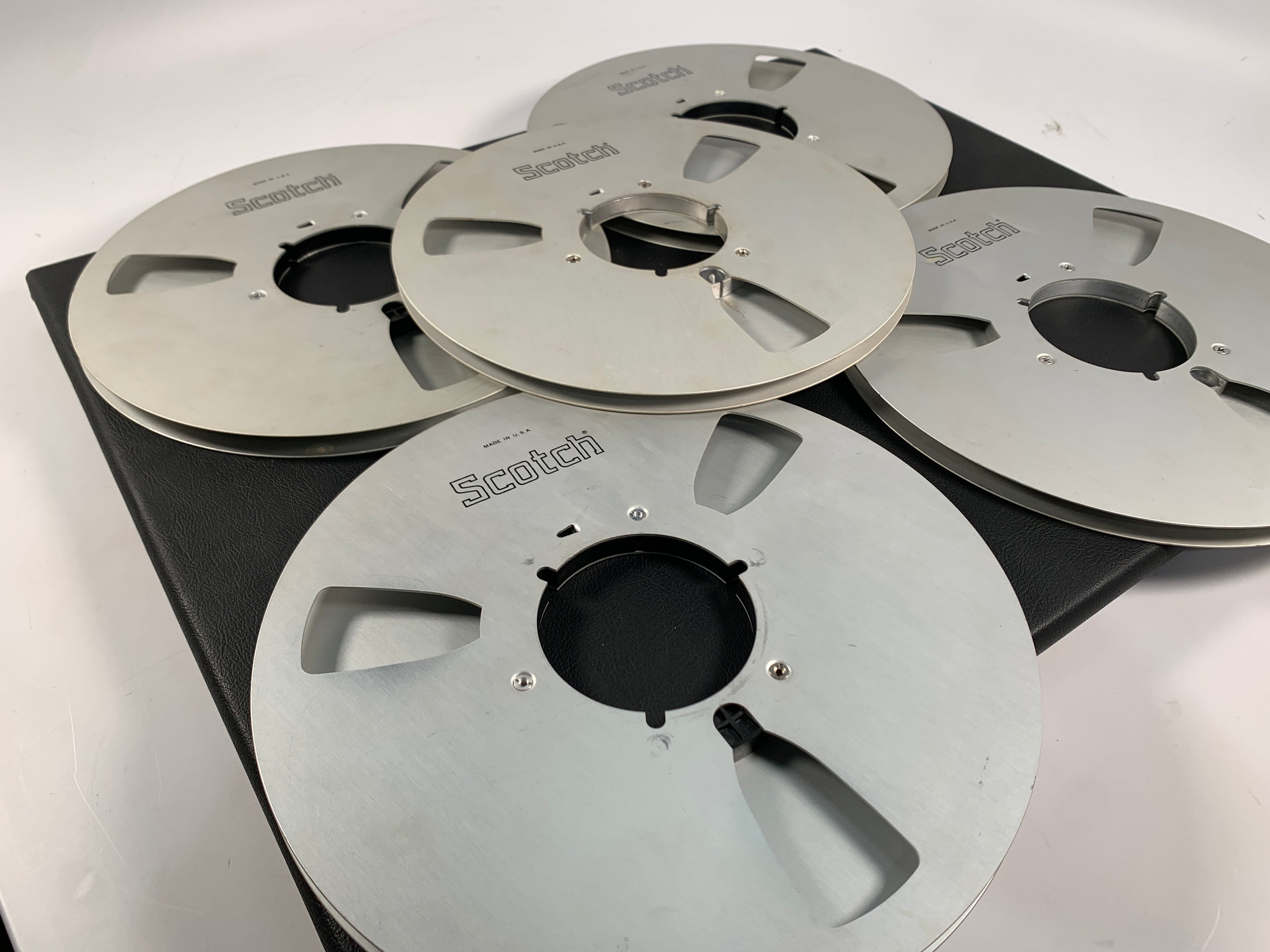 SCOTCH 10.5" METAL TAPE REELS FOR 1/4" TAPE 5 PACK