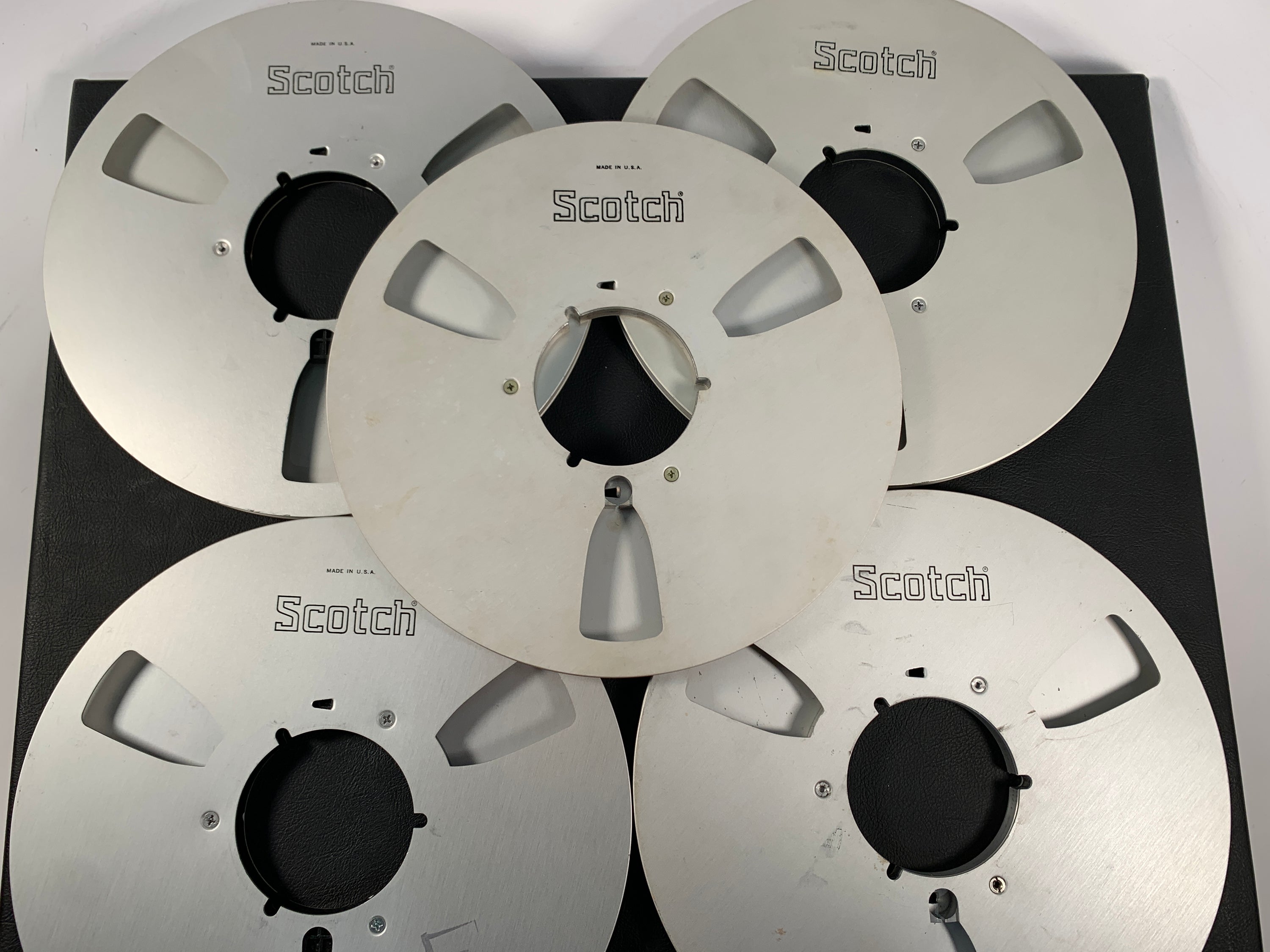 SCOTCH 10.5" METAL TAPE REELS FOR 1/4" TAPE 5 PACK