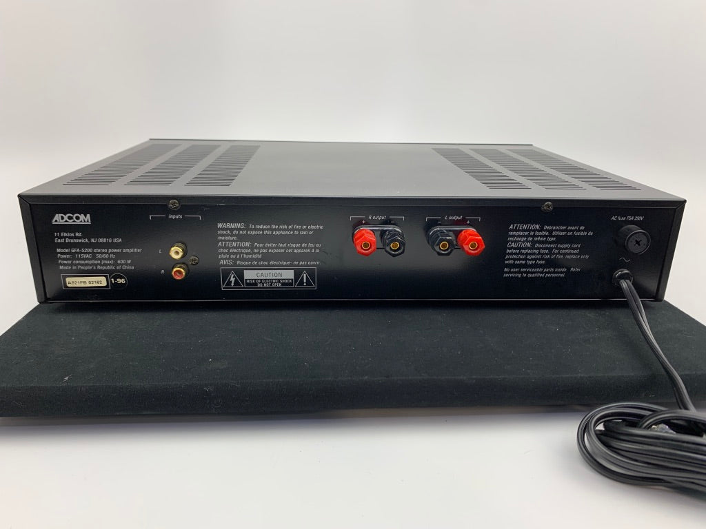 ADCOM GFA 5200 AMPLIFIER