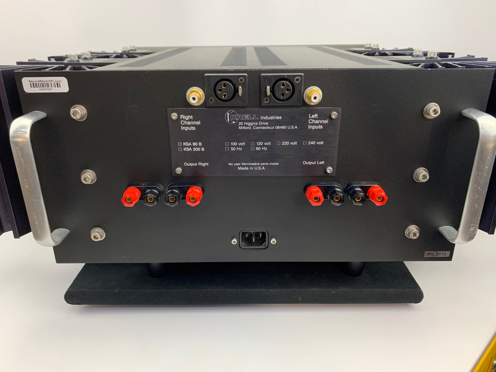 KRELL KSA 80B CLASS A AMPLIFIER