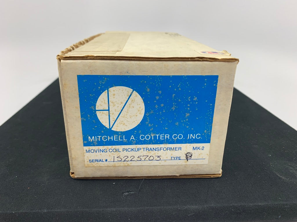 MITCHELL A. COTTER VERION MK-2 TYPE P MOVING COIL PICKUP TRANSFORMER