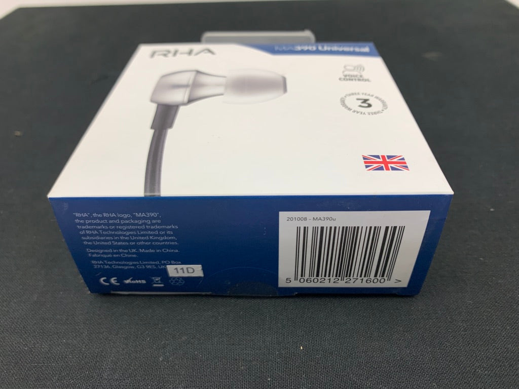 RHA MA390 UNIVERSAL MIC WIRED EARPHONES