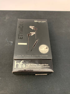 ETYMOTIC HF3 EARPHONES BLACK